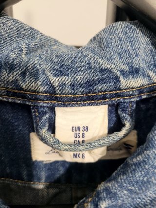 Chaqueta Vaquera Azul con Parche