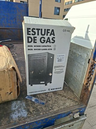 Estufa de Gas Warmest W4200 Llama Azul