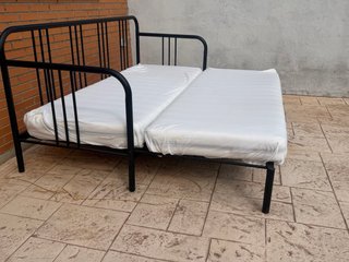 Sofá Cama de 3 Plazas con Colchones