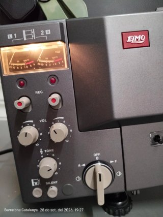 Proyector Super 8 Elmo GS 800 M Lente F/1.1