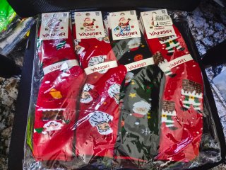 12 Pares Calcetines Navideños YANOIR Algodón