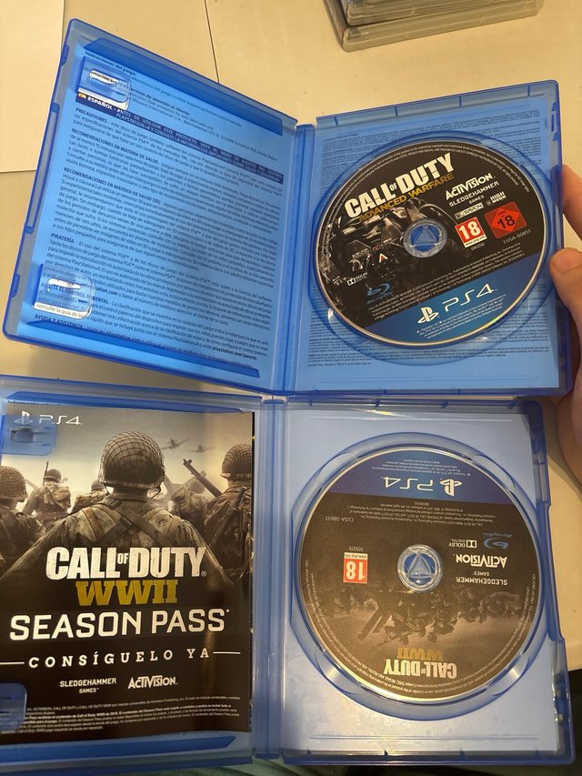 Pack 5 Juegos Call of Duty PS4