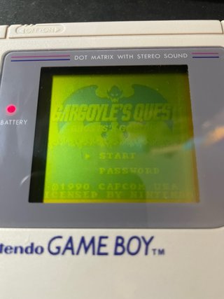 Gargoyles Juego Game Boy Nintendo DMG-RA-ESP-1