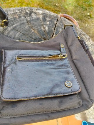 Bolso piel Adolfo Dominguez Marrón
