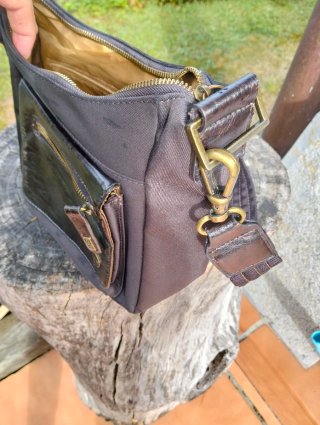 Bolso piel Adolfo Dominguez Marrón