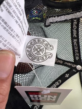 Gorra Chrome Hearts Blanca y Negra