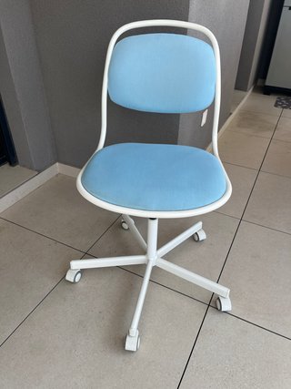 Silla Escritorio Ikea OrfJall Azul/Blanco