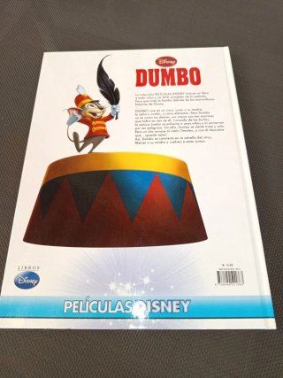 Este lote incluye el libro y el DVD Dumbo