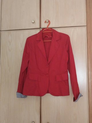 Americana Blazer Roja de Mujer