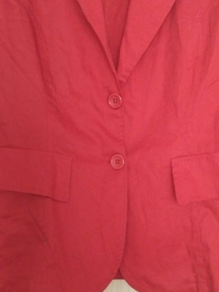 Americana Blazer Roja de Mujer
