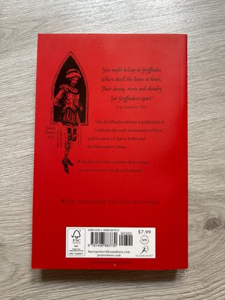 Harry Potter and the Philosopher's Stone Gryffi...