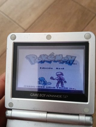Nintendo Game Boy Advance SP Plateada