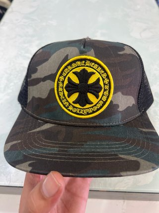 Gorra Trucker Chrome Hearts Militar y Amarilla