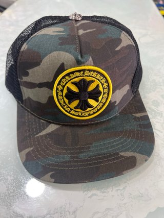 Gorra Trucker Chrome Hearts Militar y Amarilla