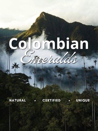 Colgante de Plata con Esmeralda Natural
