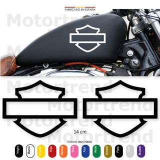 Kit Vinilos Harley Davidson Depósito Casco