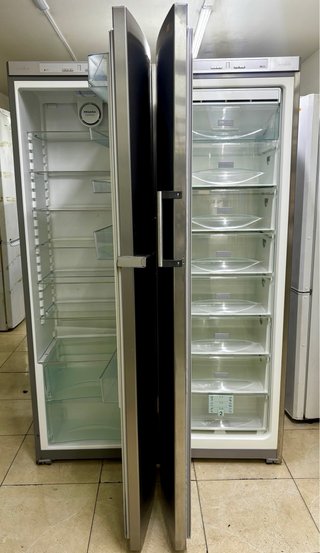 Miele Nevera + Congelador Acero Inox