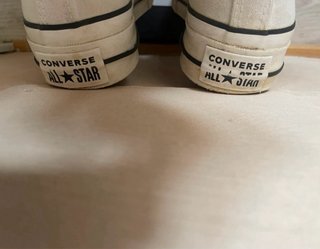 Converse All Star Blancas sin cordones