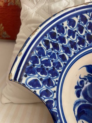 Bacia de Barbero Antigua de Cerámica