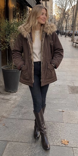 Chaqueta Carolina Herrera Marrón
