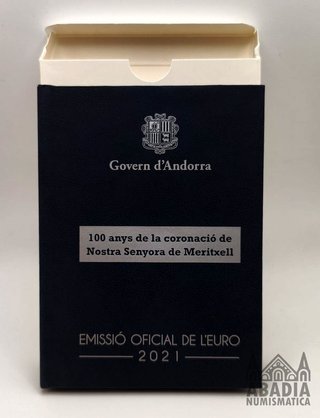 Moneda 2 Euros Andorra 2021 Meritxell PROOF