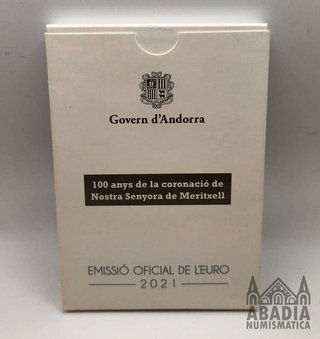 Moneda 2 Euros Andorra 2021 Meritxell PROOF