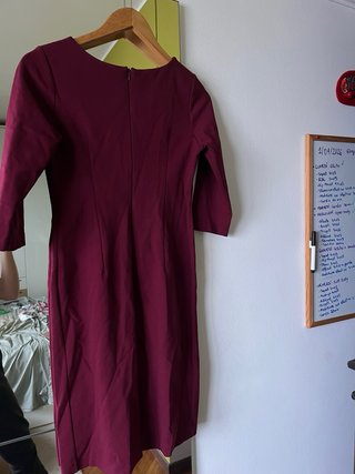Tubino bordeaux donna