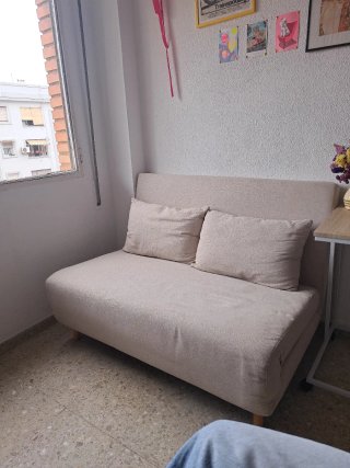 Sofá Cama Sklum Tela Beige