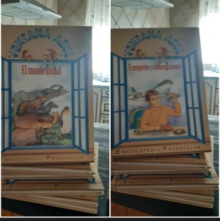 Enciclopedia infantil ventana Azul