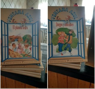 Enciclopedia infantil ventana Azul