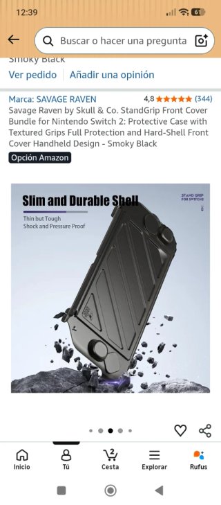 Funda Carcasa Nintendo Switch 2 Savage Ridge