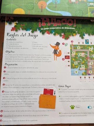 Juego de mesa ¡Pillado! detectives