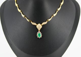 048-02-00305 Collar de Oro Amarillo 18k