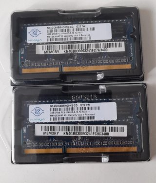 RAM 8GB DDR3 SODIMM Nanya PC3 portatil