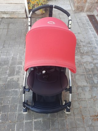 Carro Bebé Bugaboo Bee 3 Capazo Capota Roja