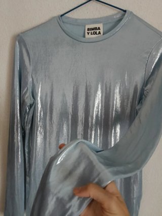 Camiseta Bimba y Lola metalizada