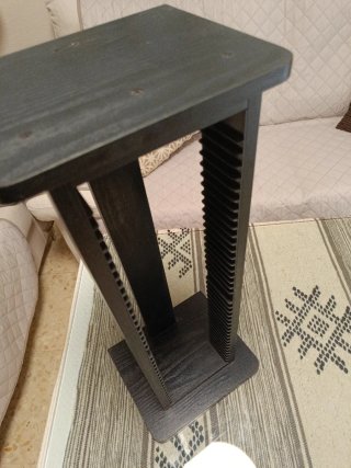 Mini Estantería de Madera para CDs