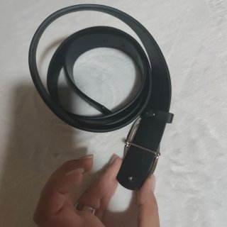 Cinto com Fivela D Preto