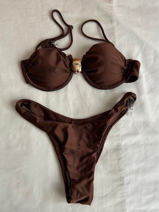 Bikini Shein Marrón