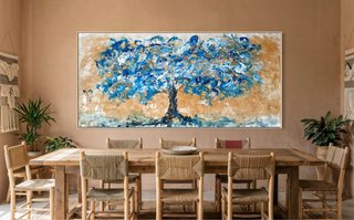 Dipinto Contemporaneo Albero Astratto