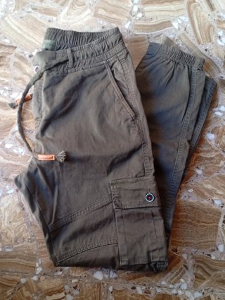 Pantalón Cargo Verde Talla 46
