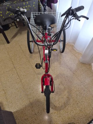 Triciclo Eléctrico Plegable Ciclotek Plex Rojo.