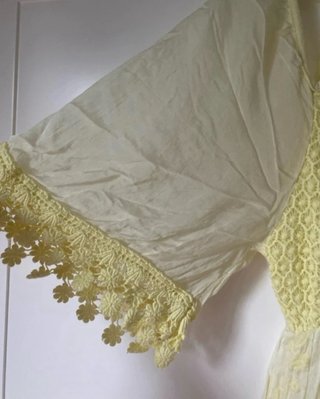 Vestido seda amarillo boho