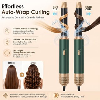 CEPILLO SECADOR 5 EN 1 AIR STYLER 1000W RIZADOR