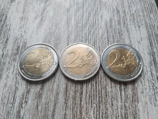 Set de 3 Monedas de 2 Euros