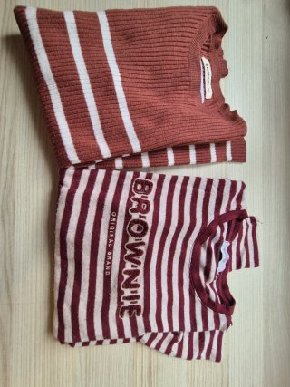 Lote 2 Camisetas Manga Larga Brownie
