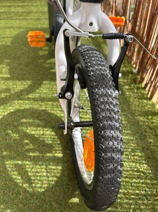Bicicleta Infantil Btwin 14 Pulgadas Blanca