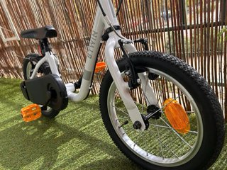 Bicicleta Infantil Btwin 14 Pulgadas Blanca