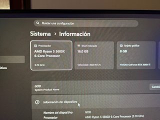 PC Gamer Ryzen 5600X RTX 3060 Ti