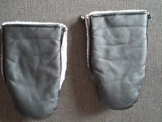 Manoplas polipiel para silla de bebé
